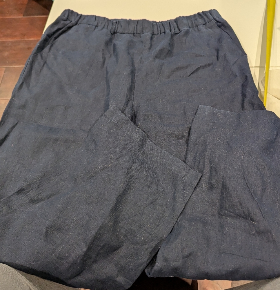 Quince linen ankle pants